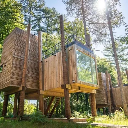 Feriehus Treehouse Near Tournai With Sauna Retreat